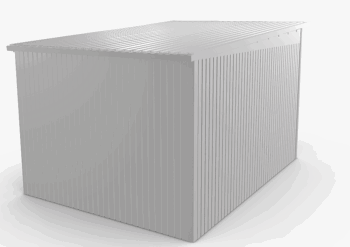 Biohort Záhradný domček BIOHORT Avantgarde A8 260 × 340 cm (strieborná metalíza)