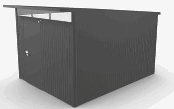 Biohort Záhradný domček BIOHORT Avantgarde A8 260 × 340 cm (tmavo šedá metalíza)