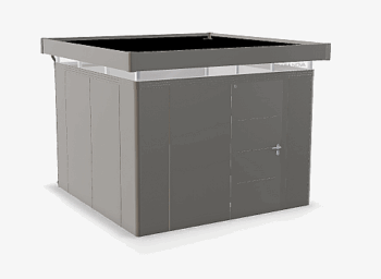 Biohort Záhradný domček BIOHORT Casanova 330 × 330 cm (sivý kremeň metalíza) Orientácia dverí vpravo
