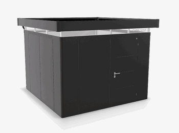 Biohort Záhradný domček BIOHORT Casanova 330 × 330 cm (tmavo šedá metalíza) Orientácia dverí vľavo