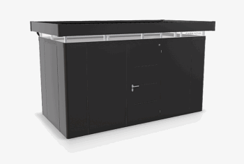 Biohort Záhradný domček BIOHORT Casanova 430 × 230 cm (tmavo šedá metalíza) Orientácia dverí vľavo