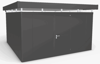 Biohort Záhradný domček BIOHORT Casanova 430 × 430 cm (tmavo šedá metalíza) Orientácia dverí vľavo