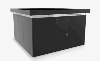 Biohort Záhradný domček BIOHORT Casanova 430 × 430 cm (tmavo šedá metalíza) Orientácia dverí vpravo