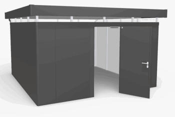 Biohort Záhradný domček BIOHORT Casanova 430 × 430 cm (tmavo šedá metalíza) Orientácia dverí vpravo
