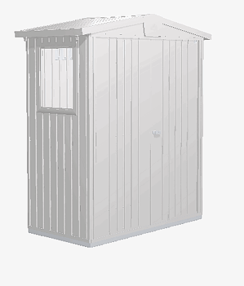 Biohort Záhradný domček BIOHORT Europa 1 - 172 × 84 cm (strieborná metalíza)