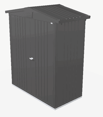 Biohort Záhradný domček BIOHORT Europa 1 - 172 × 84 cm (tmavo šedá metalíza)