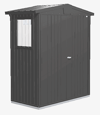 Biohort Záhradný domček BIOHORT Europa 1 - 172 × 84 cm (tmavo šedá metalíza)