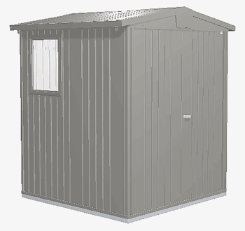 Biohort Záhradný domček BIOHORT Europa 2 - 172 × 156 cm (sivý kremeň metalíza)