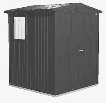 Biohort Záhradný domček BIOHORT Europa 2 - 172 × 156 cm (tmavo šedá metalíza)