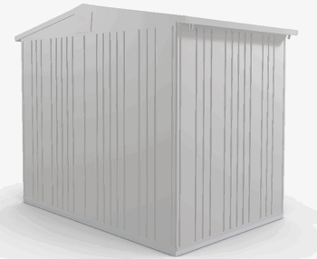 Biohort Záhradný domček BIOHORT Europa 3 - 244 × 156 cm (strieborná metalíza)