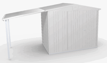 Biohort Záhradný domček BIOHORT Europa 3 - 244 × 156 cm (strieborná metalíza)