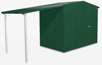 Biohort Záhradný domček BIOHORT Europa 3 - 244 × 156 cm (tmavo zelená)