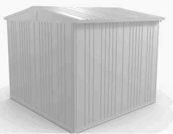 Biohort Záhradný domček BIOHORT Europa 4 - 244 × 228 cm (strieborná metalíza)