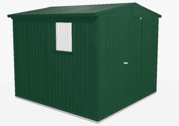 Biohort Záhradný domček BIOHORT Europa 4 - 244 × 228 cm (tmavo zelená)