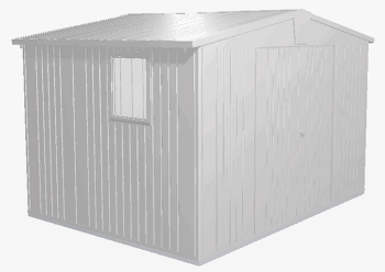 Biohort Záhradný domček BIOHORT Europa 5 - 316 × 228 cm (strieborná metalíza)