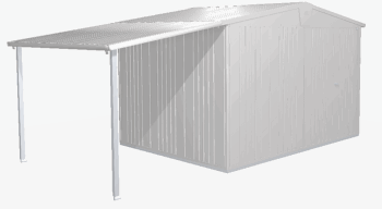 Biohort Záhradný domček BIOHORT Europa 5 - 316 × 228 cm (strieborná metalíza)