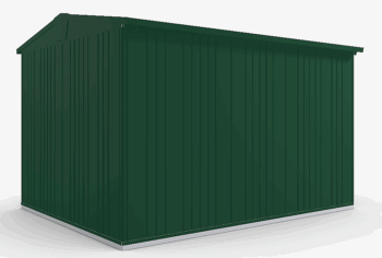 Biohort Záhradný domček BIOHORT Europa 6 - 244 × 300 cm (tmavo zelená)