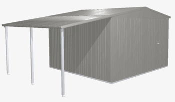 Biohort Záhradný domček BIOHORT Europa 7 - 316 × 300 cm (sivý kremeň metalíza)