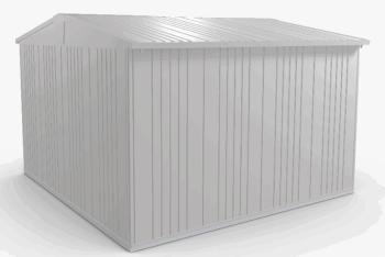 Biohort Záhradný domček BIOHORT Europa 7 - 316 × 300 cm (strieborná metalíza)