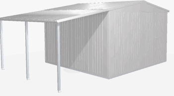 Biohort Záhradný domček BIOHORT Europa 7 - 316 × 300 cm (strieborná metalíza)