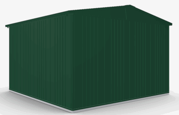 Biohort Záhradný domček BIOHORT Europa 7 - 316 × 300 cm (tmavo zelená)