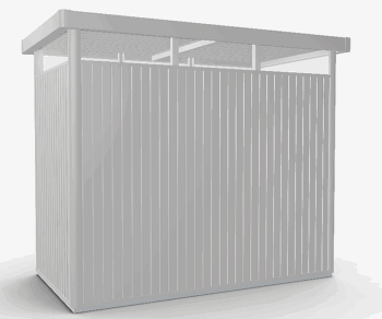 Biohort Záhradný domček BIOHORT Highline H1 275 × 155 cm (strieborná metalíza)