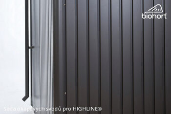 Biohort Záhradný domček BIOHORT Highline H1 275 × 155 cm (tmavo šedá metalíza)