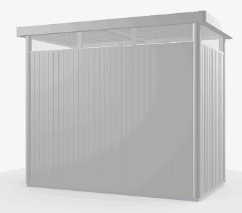 Biohort Záhradný domček BIOHORT Highline H1 duo 275 × 155 cm (strieborná metalíza)