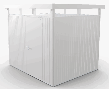 Biohort Záhradný domček BIOHORT Highline H3 275 × 235 cm (strieborná metalíza)