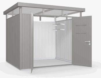 Biohort Záhradný domček BIOHORT Highline H3 duo 275 × 235 cm (sivý kremeň metalíza)