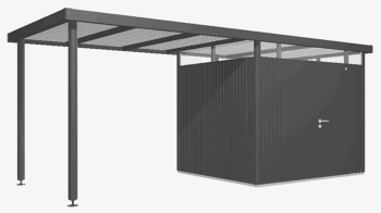 Biohort Záhradný domček BIOHORT Highline H3 duo 275 × 235 cm (tmavo šedá metalíza)