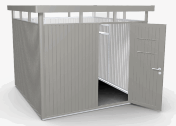 Biohort Záhradný domček BIOHORT Highline H4 275 × 275 cm (sivý kremeň metalíza)