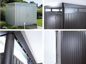 Biohort Záhradný domček BIOHORT Highline H5 275 × 315 cm (sivý kremeň metalíza)