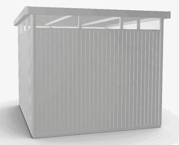 Biohort Záhradný domček BIOHORT Highline H5 275 × 315 cm (strieborná metalíza)
