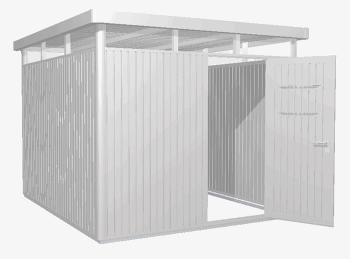 Biohort Záhradný domček BIOHORT Highline H5 275 × 315 cm (strieborná metalíza)