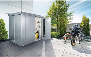 Biohort Záhradný domček BIOHORT Neo 3C duo 292 × 292 cm (sivý kremeň metalíza)