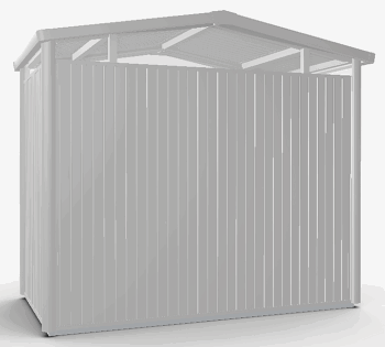 Biohort Záhradný domček BIOHORT Panorama P1 - 273 × 158 cm (strieborná metalíza)