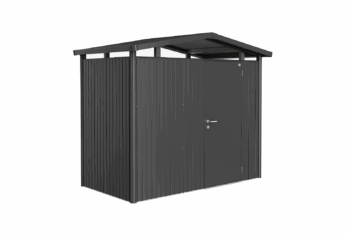 Biohort Záhradný domček BIOHORT Panorama P1 - 273 × 158 cm (tmavo šedá metalíza)