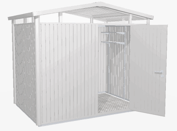 Biohort Záhradný domček BIOHORT Panorama P2 - 273 × 198 cm (strieborná metalíza)