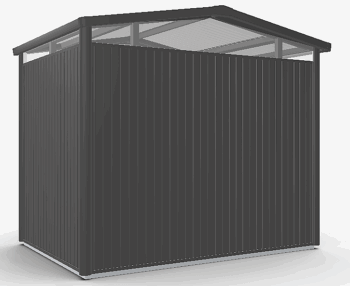Biohort Záhradný domček BIOHORT Panorama P2 - 273 × 198 cm (tmavo šedá metalíza)