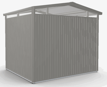 Biohort Záhradný domček BIOHORT Panorama P3 - 273 × 238 cm (sivá kremeň metalíza)
