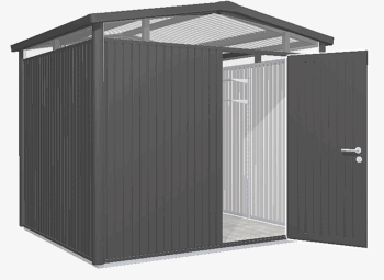 Biohort Záhradný domček BIOHORT Panorama P3 - 273 × 238 cm (tmavo šedá metalíza)