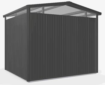 Biohort Záhradný domček BIOHORT Panorama P3 duo 273 × 238 cm (tmavo šedá metalíza)