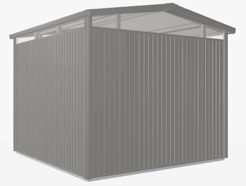 Biohort Záhradný domček BIOHORT Panorama P4 - 273 × 278 cm (sivá kremeň metalíza)