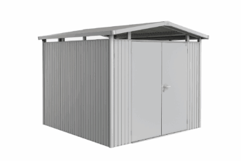 Biohort Záhradný domček BIOHORT Panorama P4 duo 273 × 278 cm (strieborná metalíza)