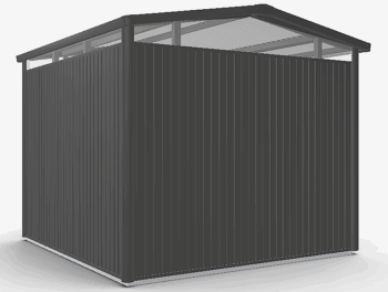 Biohort Záhradný domček BIOHORT Panorama P4 duo 273 × 278 cm (tmavo šedá metalíza)