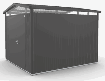Biohort Záhradný domček BIOHORT Panorama P5 duo 273 × 318 cm (tmavo šedá metalíza)
