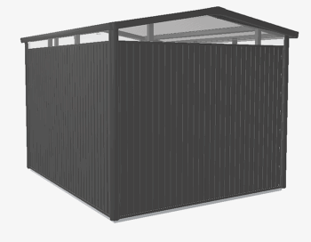 Biohort Záhradný domček BIOHORT Panorama P5 duo 273 × 318 cm (tmavo šedá metalíza)
