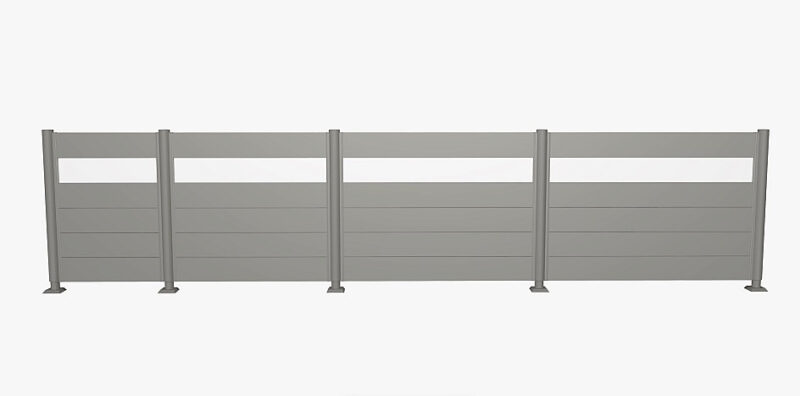 Biohort Zástena na ochranu súkromia akryl 135 cm (sivá kremeň metalíza) - rôzne dĺžky dĺžka 200 cm Biohort Zástena na ochranu súkromia akryl 135 cm (sivá kremeň metalíza) - rôzne dĺžky dĺžka 200 cm