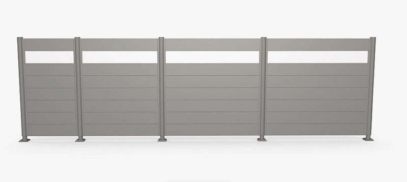 Biohort Zástena na ochranu súkromia akryl 180 cm (sivá kremeň metalíza) - rôzne dĺžky dĺžka 100 cm Biohort Zástena na ochranu súkromia akryl 180 cm (sivá kremeň metalíza) - rôzne dĺžky dĺžka 100 cm